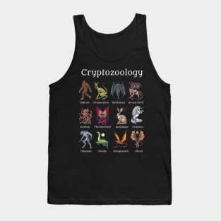 Cryptozoology Creatures Tank Top